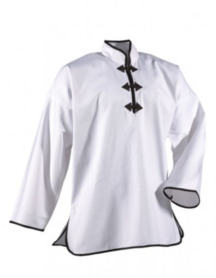 Kung Fu jakke Sort eller Hvid