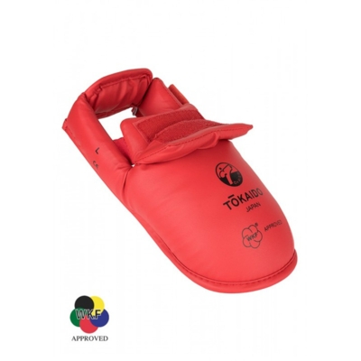 TOKAIDO fodbeskytter m. velcro. Passer på benbeskytter - WKF-godkendt