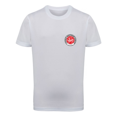 LSK Børne T-shirt - Hvid inkl. Logo og rygtryk