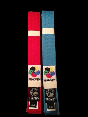 TOKAIDO Konkurrencebælte 4 cm - WKF