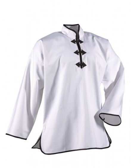 Kung Fu jakke Sort eller Hvid