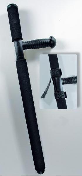 Politi tonfa med skumovertræk - 50 cm