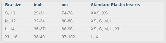 Brystbeskytter - Cool Guard sports BH uden skåle