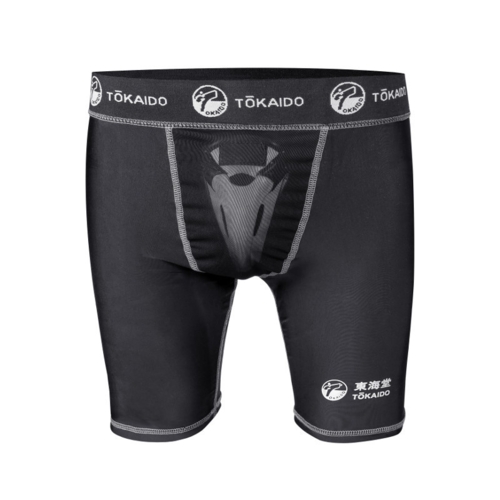 TOKAIDO Athletic Kompressionshorts med Skridtbeskytter