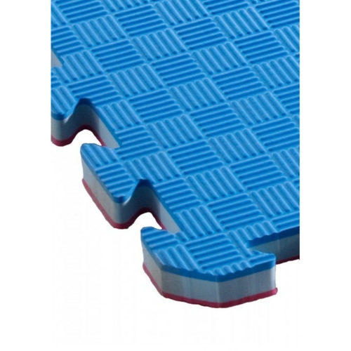 TOKAIDO/DAX Kampmåtte/Tatami - 2 cm - Rød/blå med kanter