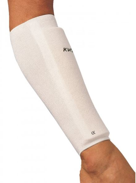 Elastisk Skinnebensbeskytter - Hvid