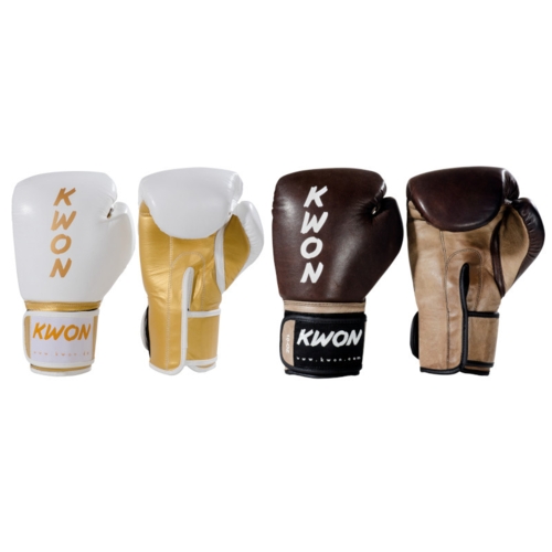 KWON KO CHAMP Kickboxing handske  - 10 oz/12 oz - Læder