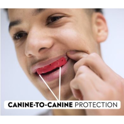 SISU GO 1.6 trænings-tandbeskytter - Dækker fra hjørnetand til hjørnetand.