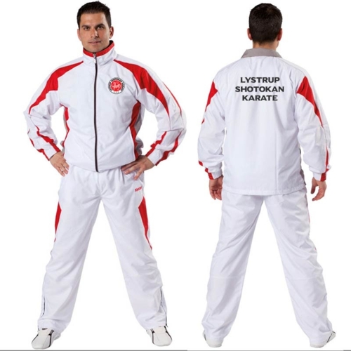 Lystrup Shotokan Karate Træningsdragt inkl. logo,  rygtryk og navnetryk