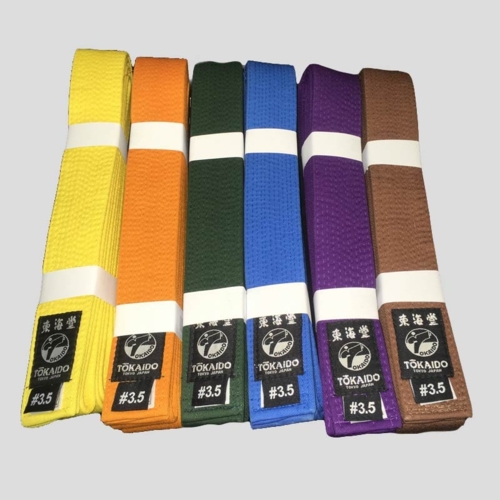 TOKAIDO farvet bælte 4,5 cm - 100% Bomuld