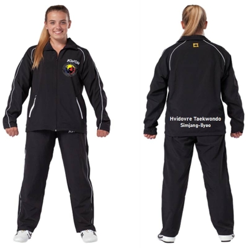 Hvidovre Taekwondo Træningdragt inkl. logo og  rygtryk