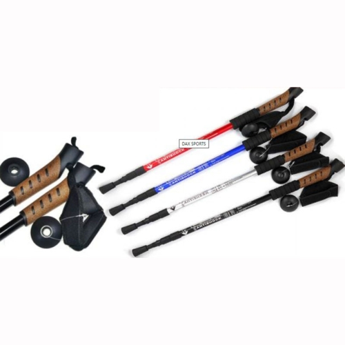 Stavgangstave - teleskop m/ korkhåndtag og  handske