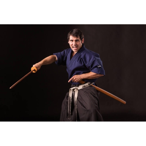 Bokken 木剣 med træskede - Rød eg - 102 cm