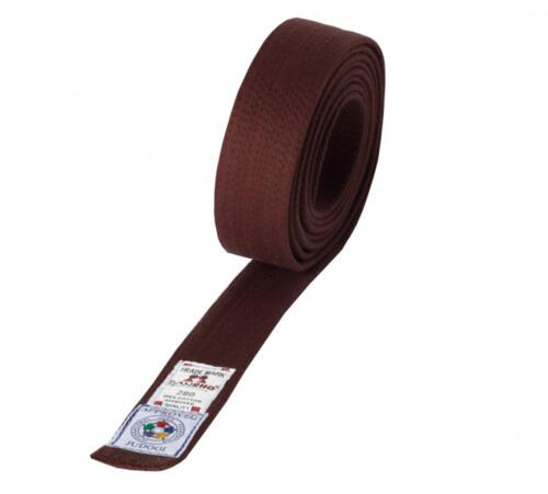 DANRHO Judo Brunt bælte - IJF godkendt