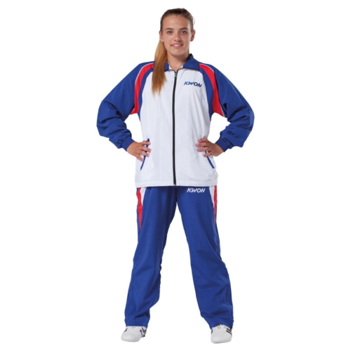 KWON Træningsdragt ENDURANCE - Blå/hvid