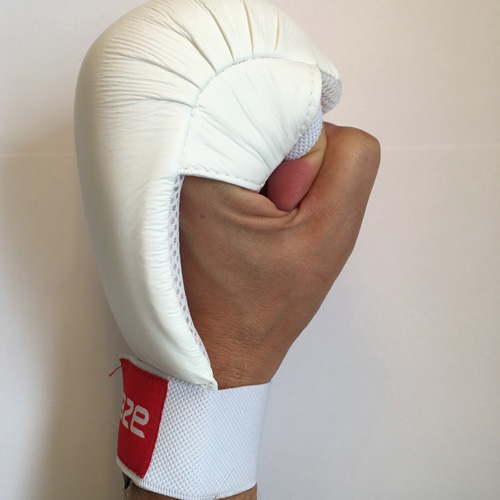 KAZE Hvid kamphandske til Shobu ippon