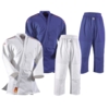 DANRHO YAMANASHI Judo Gi med skulderstriber - 420g - Hvid