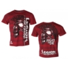 LEGION OCTAGON "Fight or Die" - Rød T-Shirt