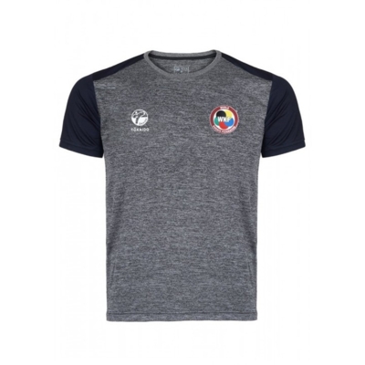 TOKAIDO TEAMTOKAIDO Herre T-shirt m/ WKF-logo - Grå/Sort