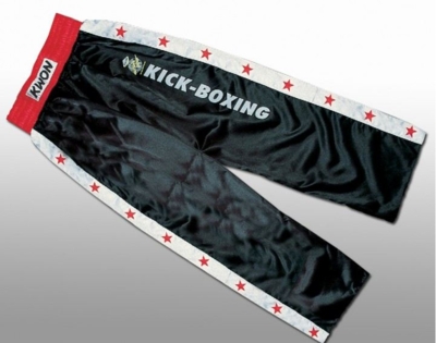KWON Satinbukser med kickboxing tryk